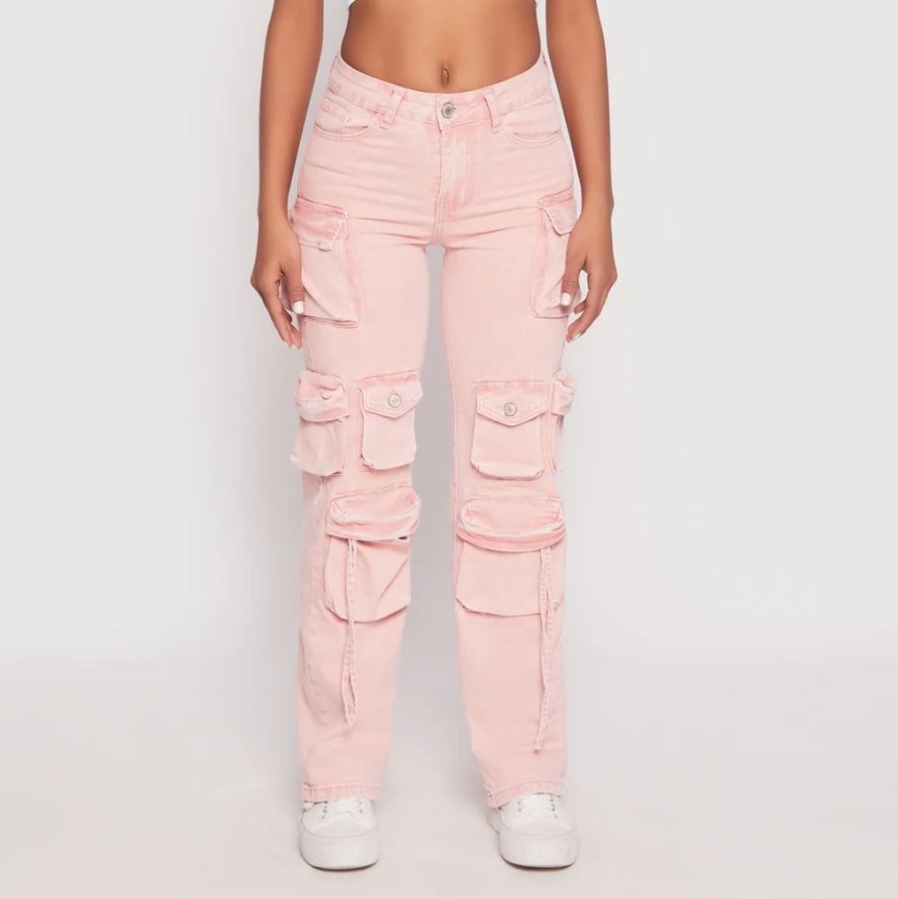 VIP Jeans Pink Cargo Pants